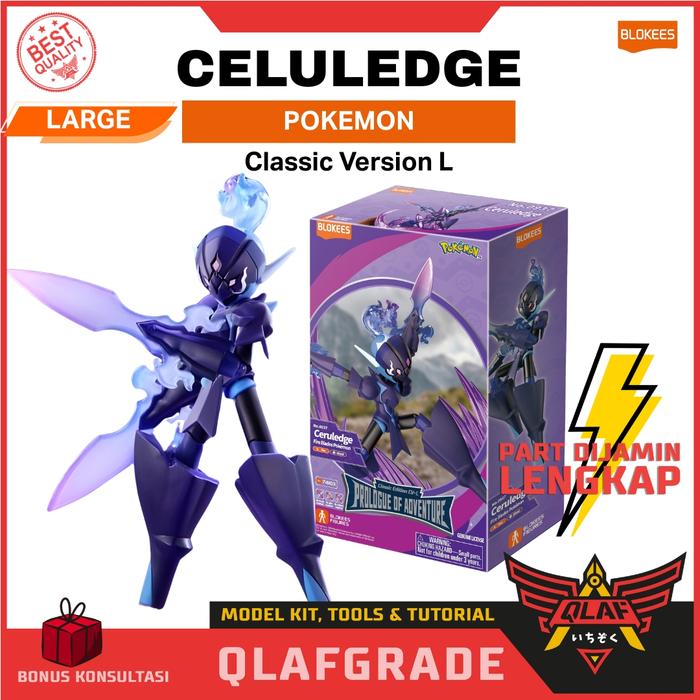 Gambar Blokees Celuledge POKEMON Classic Version L - model kit action figure mainan robot dari Wahkhilaf Kota Surabaya Tokopedia