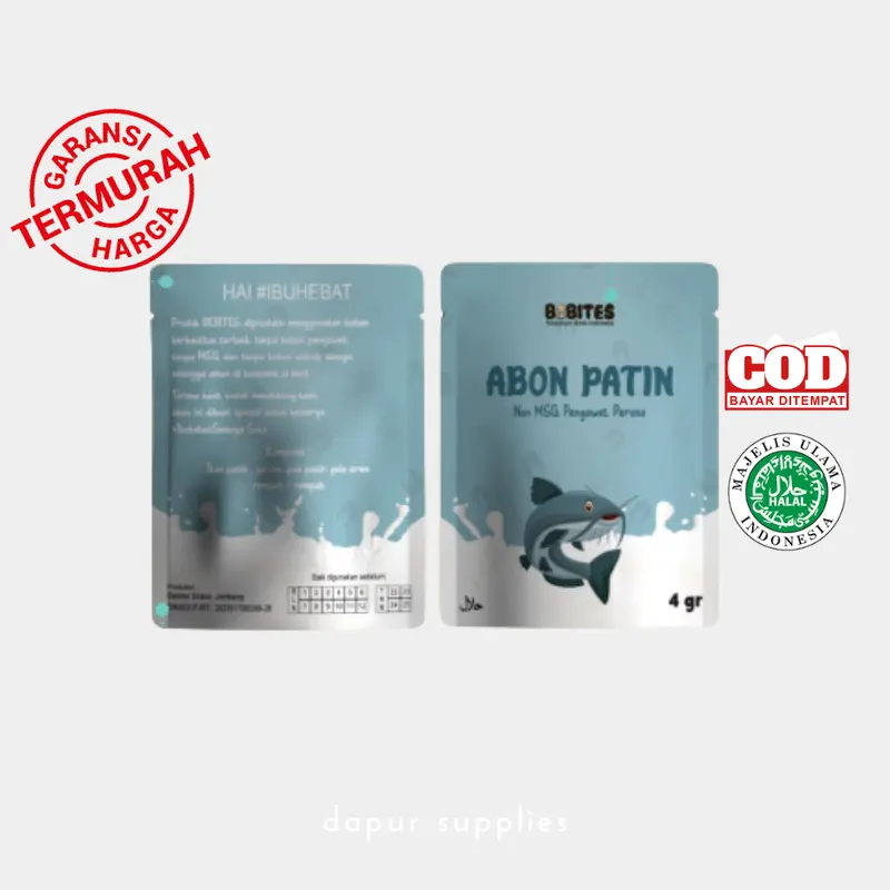 Abon Mpasi Bayi Halal 4gr / Abon Sachet Sehat Tanpa Pengawet / Penambah Nafsu Makan Abon Bayi Non MSG Food 3