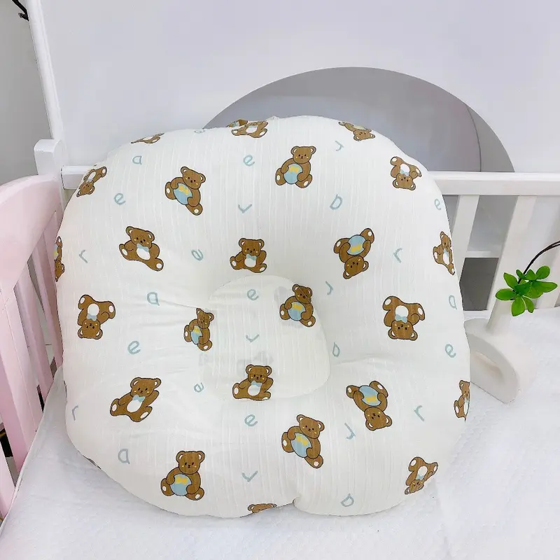 Gối chống trào cho bé 68x70cm vải đũi gân 2 lớp vỏ gối 7