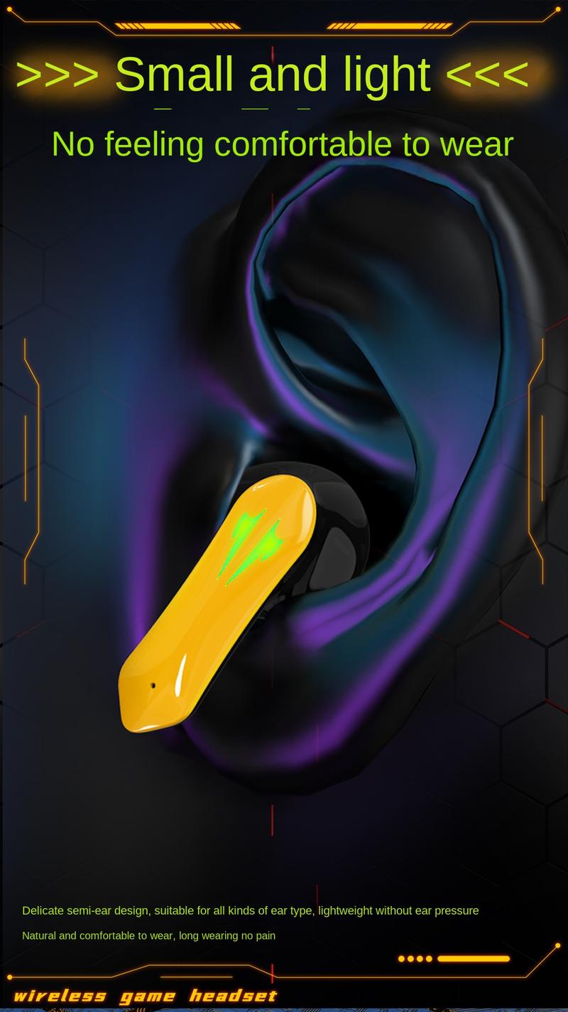 Product Introduction of Tai Nghe Bluetooth, Ks35 Mới, Không Dây, Hai Tai, TWS, Thích Hợp Chơi Game, Cảm Ứng, Màn Hình Kỹ Thuật Số Hai Cửa, Tai Nghe Tạo Hình Xe Thể Thao R05 Earphone 10