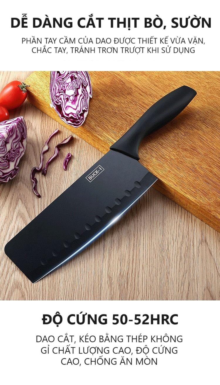 Product Introduction of Bộ Dao Nhật 7 Món, Sắc Bén,Thép Không Gỉ Cao Cấp, Có Kèm Thớt Và Hộp Đựng 26
