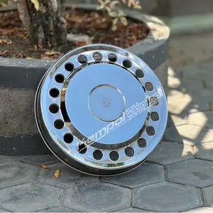 1biji Wheldop stainless croom R15 dan 16 bahan plat besi ( BEBAS PILIH MODEL ) Car