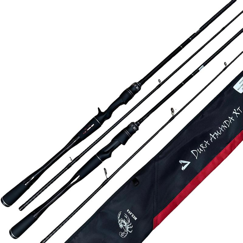 [Tặng Áo Bulava] Cần Câu Lure Bulava Dura Amanda XT 2 Khúc, Khoen Fuji Alconite, Pat máy Fuji, Phôi Carbon IM7 xoắn X, Đầu Pu chống xoắn, kháng mặn- Cần câu cá du lịch Bắt Cá - Fishing - Đi Câu cần  bulava