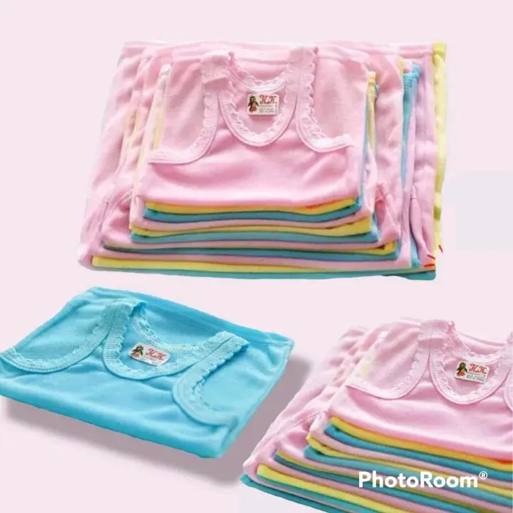 12 Pcs - kaos dalam anak dan bayi 1-8 tahun ukuran S M L XL L3 L4 | kaos dalam wilayah Cirebon murah grosir