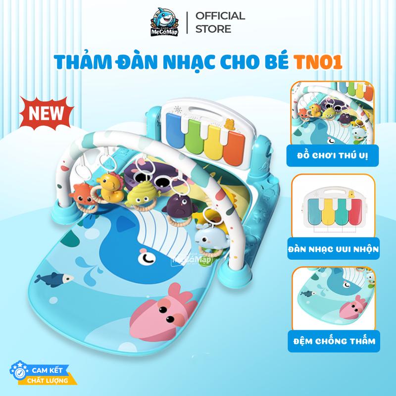 Thảm Nhạc Cho Bé Sơ Sinh Thảm Đàn Piano Cho Bé Kèm Đồ Chơi Hình Thú Ngộ Nghĩnh Mẫu Mới Nhất 2026