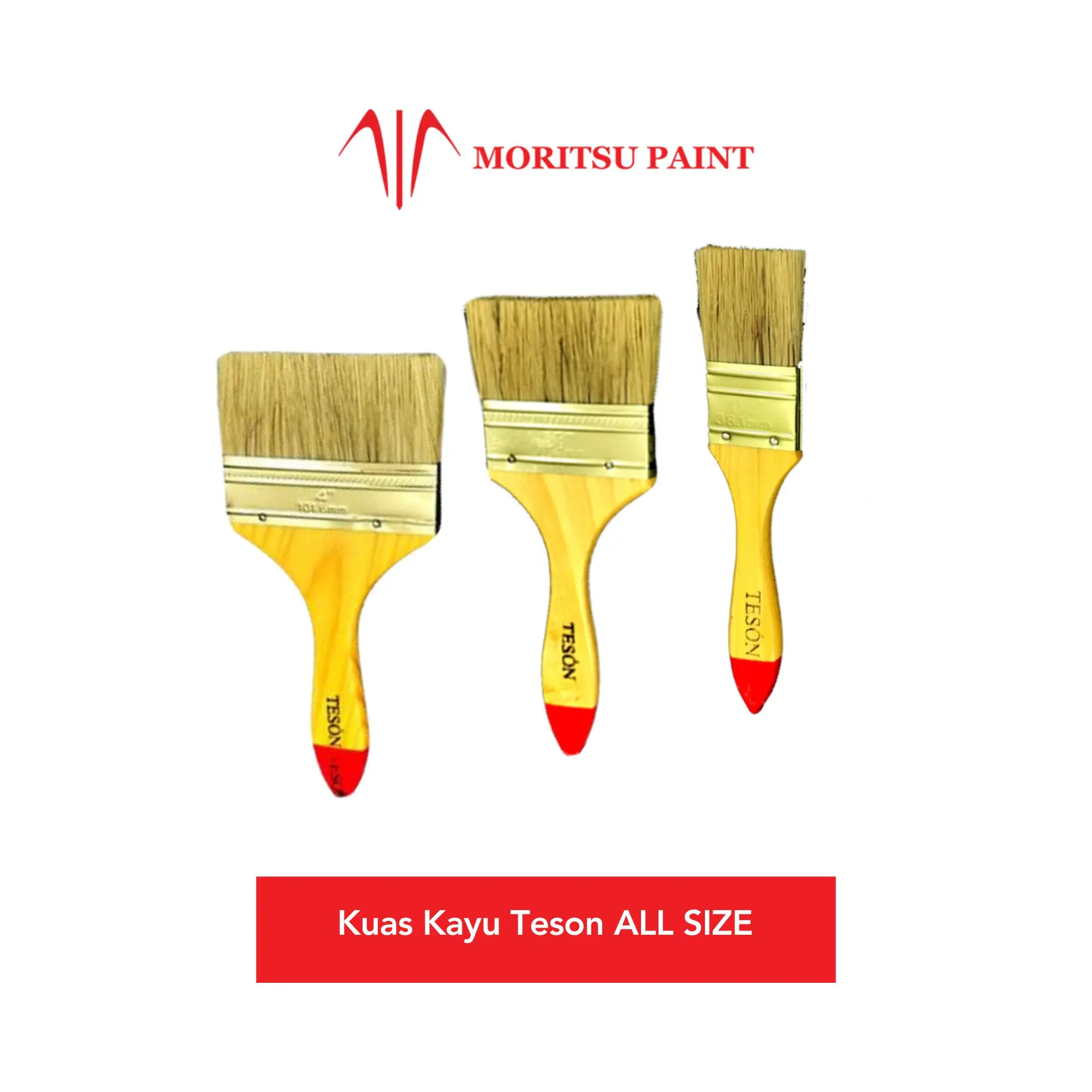 Paint Brush All Size - Kuas Cat Lukis dan Cat Tembok Semua Ukuran