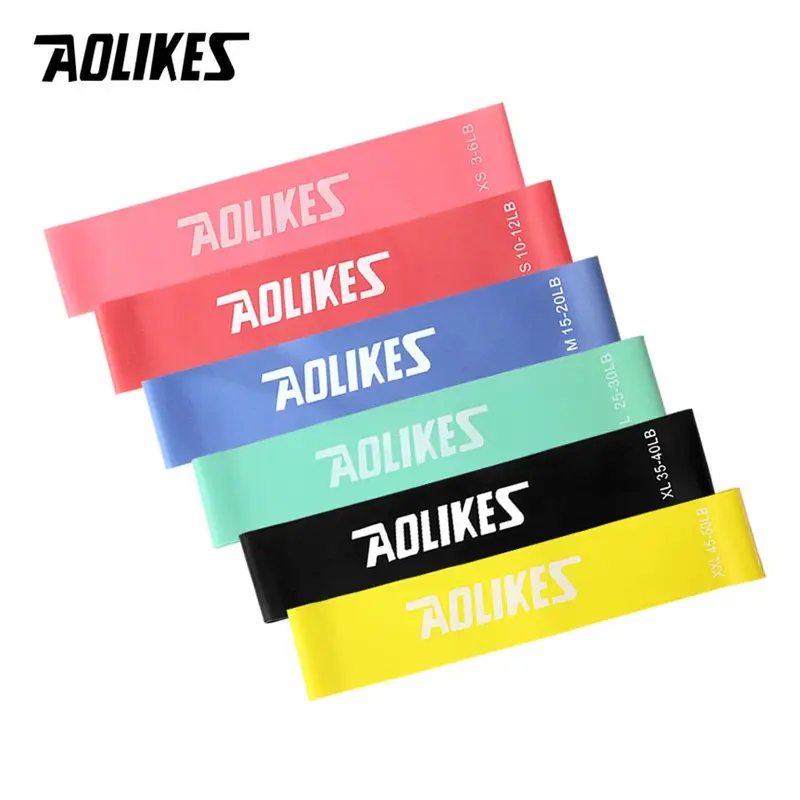 Dây Kháng Lực Tập Mông - Đùi , Dây Cao Su Kháng Lực , Dây Mini Band Aolikes Cầu Lông,tennis,pickleball 5