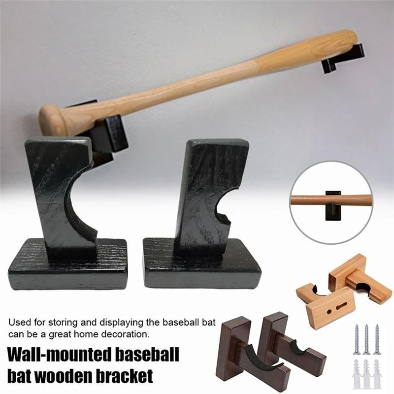 2Pcs New Display Rack Bracket Baseball Bat Holder with Screw - TikTok ...