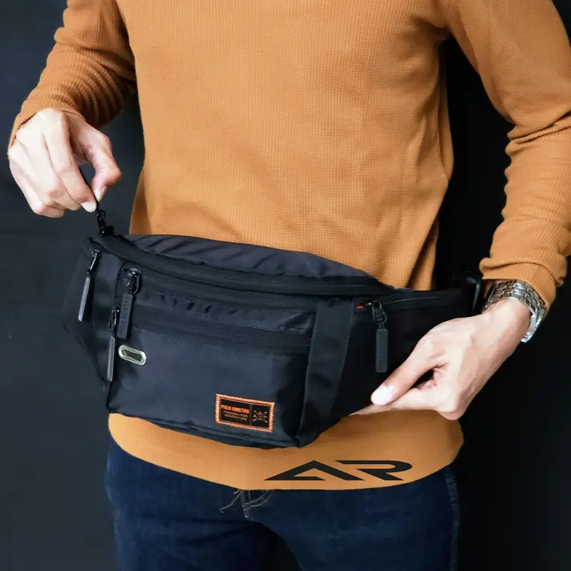 Tas Selempang Pria POLO AMSTAR Original Waistbag Extra Organizer pinggang 4