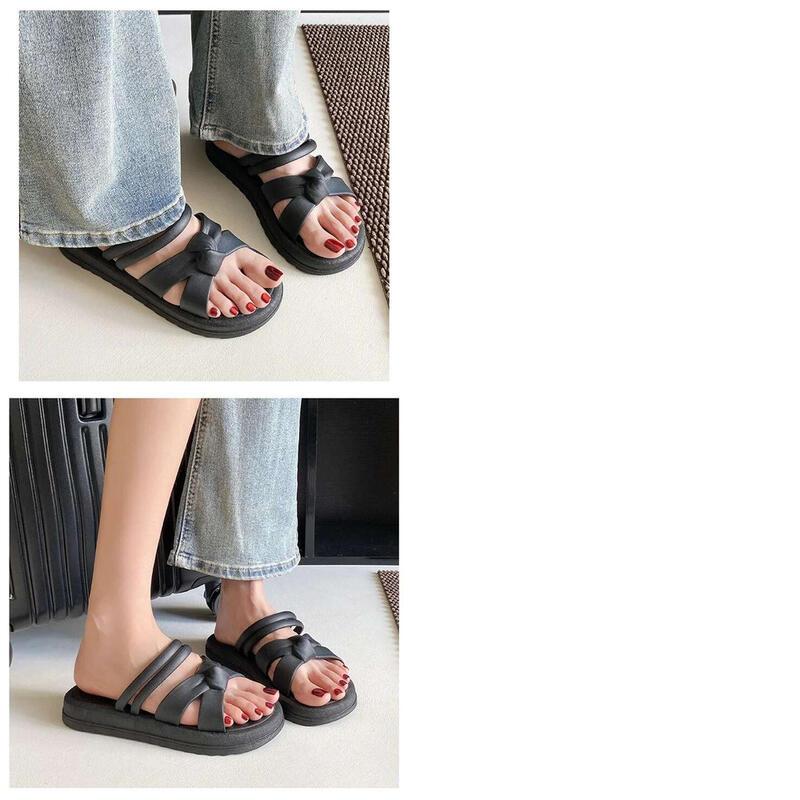 Product Introduction of New Fashionable Versatile Women's Slippers Summer Outer Wear Thick Bottom Anti-Slip PVC Slip-On Sandals From China mary  janes  shoes mules 18