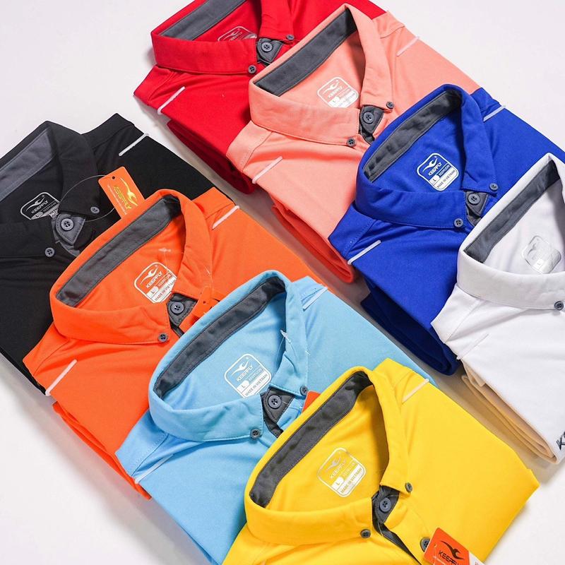 Áo thun Polo nam One chính hãng Keep Fly có cổ - Vải thun lạnh cao cấp -Nhiều màu sắc đen phối cổ boho aop olotron 0