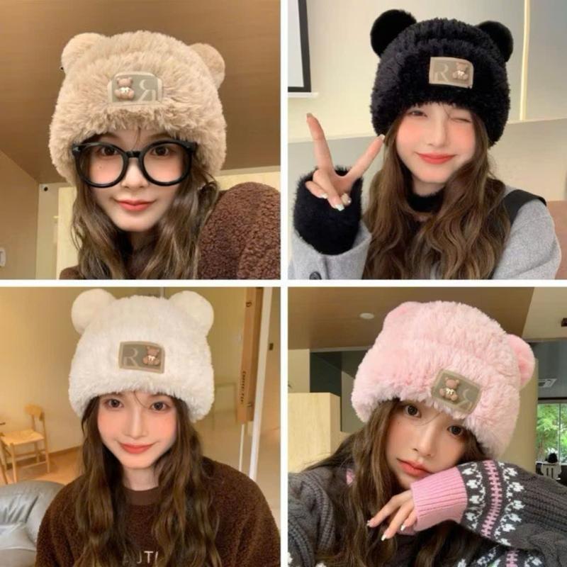  Mũ Len Nữ Lông cừu TAI MÈO Giữ Ấm Mùa Đông phụ kiện mùa đông M10 