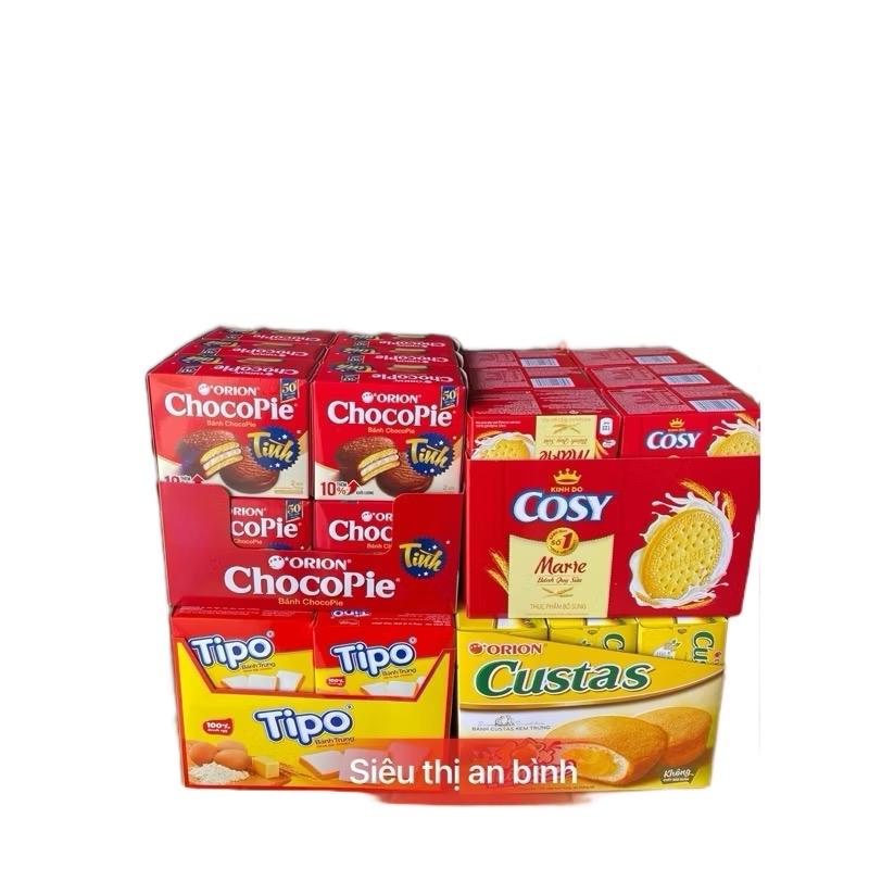 Bánh lễ chocopie cosy custas Tipo Lốc 12 Hộp x 39g date mới