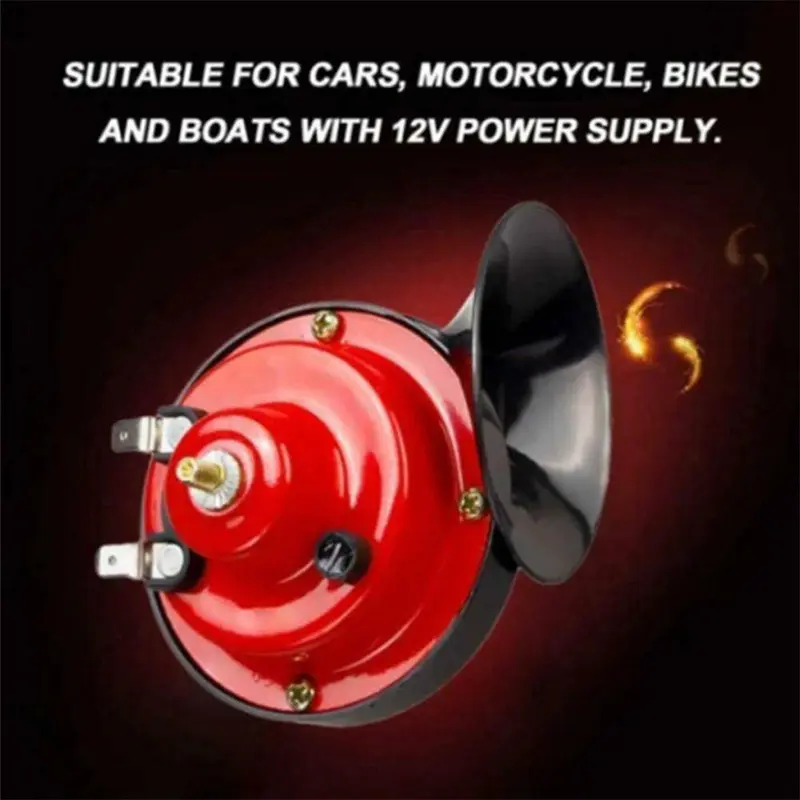 【2 CÒI/Rẻ】Bộ Còi Sên Ô Tô Chống Nước 12V Âm Thanh Lớn Phù Hợp Cả Xe Máy Xe Con Và Xe Tải Phụ Tùng Phụ Kiện 5