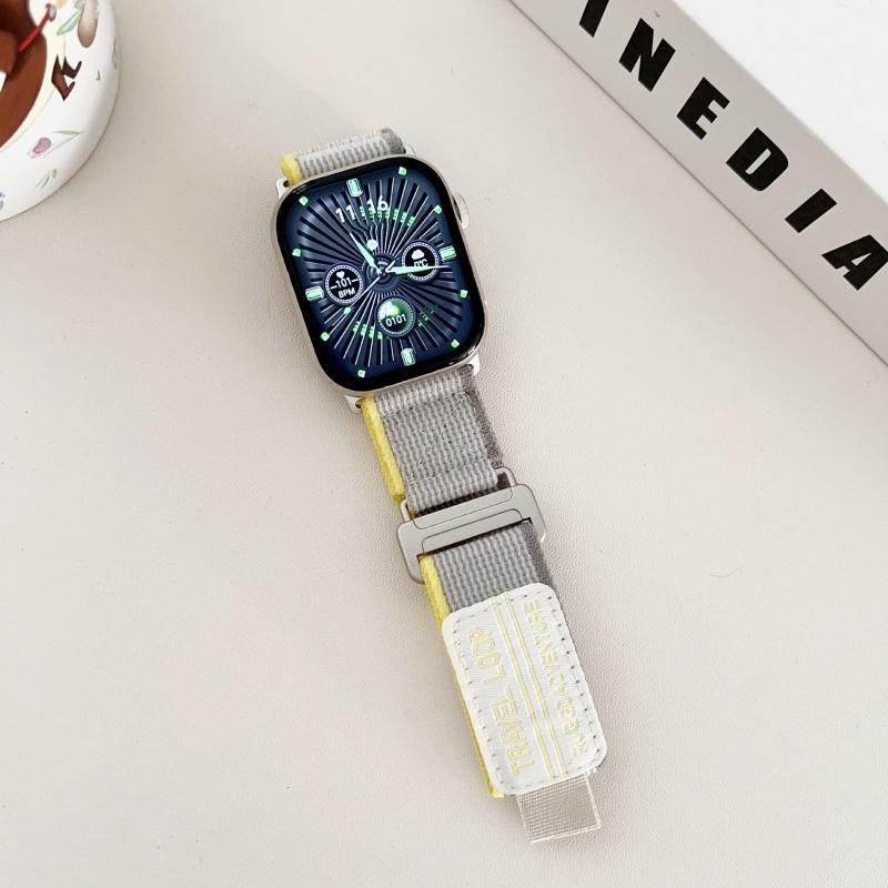 Nylon Braided Watch Band (Band Only), 1 Count Replacement Watch Band Compatible with Apple Watch Series, Smart Watch Accessories 6