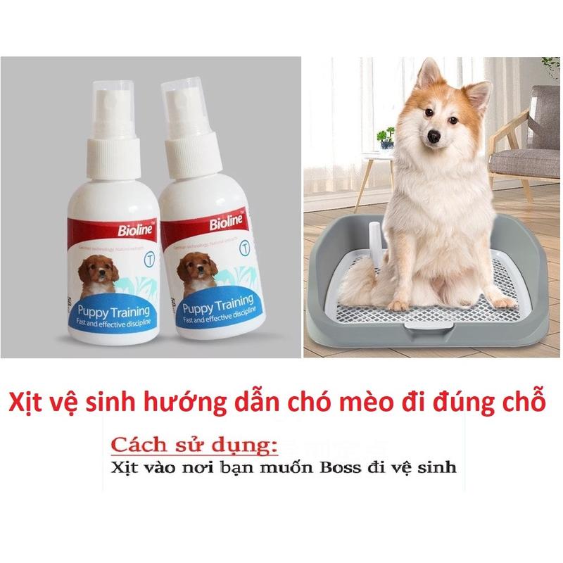 Lọ Dung Dịch Xịt Huấn Luyện Đi Vệ Sinh Đúng Chỗ Cho Chó Mèo - Nước Hướng Dẫn Đi Vệ Sinh Cho Thú Cưng 5