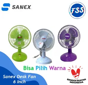 Sanex Desk Fan - Kipas Meja Mini 6 Inch
