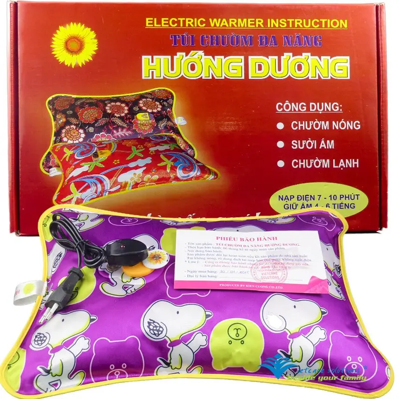 Túi Chườm Nóng Đa Năng Hướng Dương, Thiên Thanh bảo hành 06 tháng 0