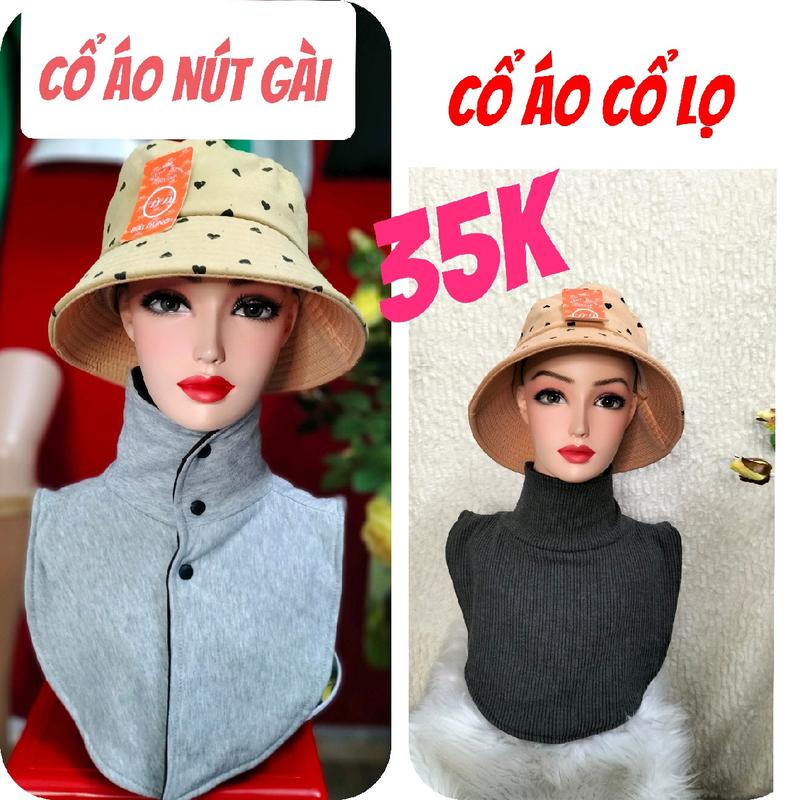 CỔ ÁO CỔ LỌ CHỐNG NẮNG Ủ KEM (được chọn màu) Nữ Women