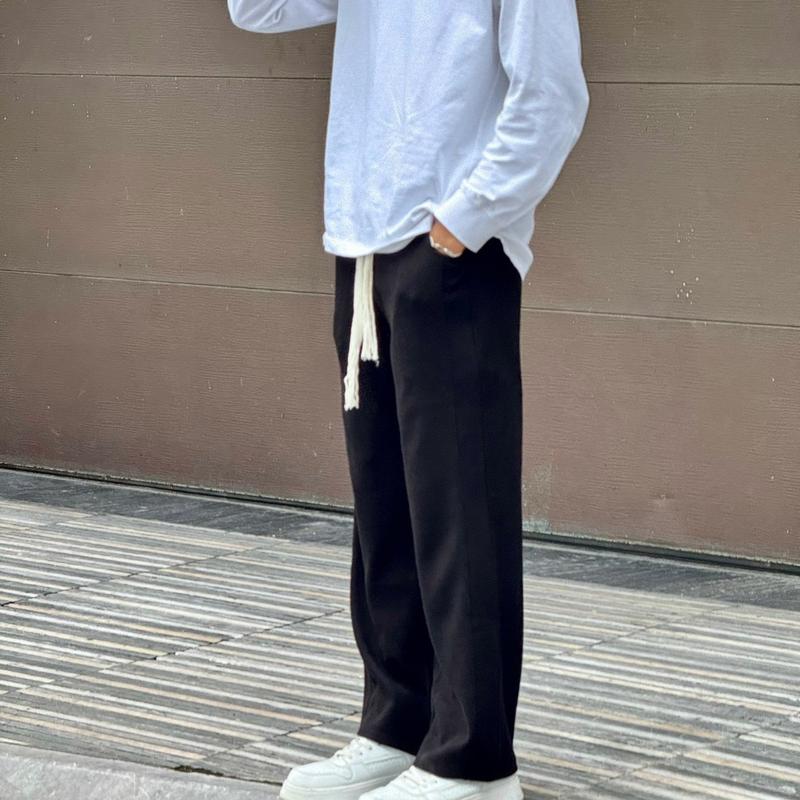 QUẦN TĂM Ver.2 form suông phủ giày thiet kế PNSTORE 02 Nam Menswear Đen 5