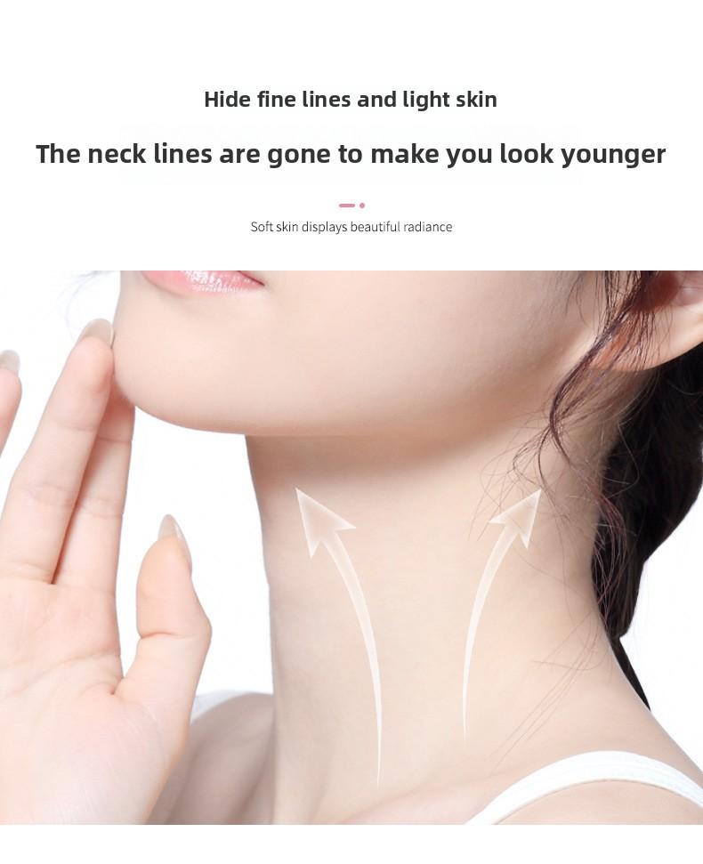 Product Introduction of Han Lun Beauty Goat Milk Neck Mask Patch Lifting Firming Small Iron Reducing Neck Wrinkles Beauty Neck Cream Same Style In Stock 1