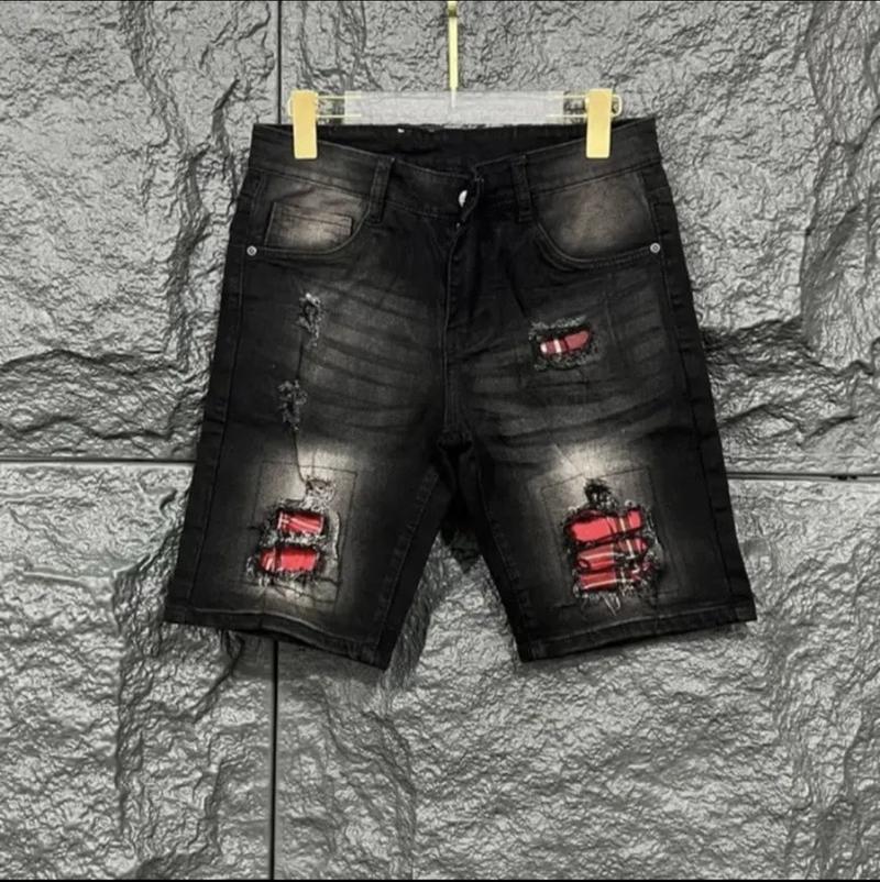 Product Introduction of Quần jean short nam ngố phối vá thời trăng boy phố co giãn 4 chiều , chất vải mềm mịn thoáng mát cao cấp Menswear 7