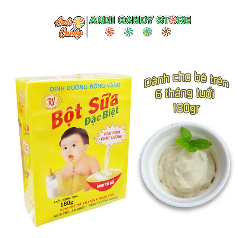 Bột Sữa Dinh Dưỡng Rồng Vàng Tuổi Thơ Cho Bé Từ 6 Tháng Tuổi 180gr