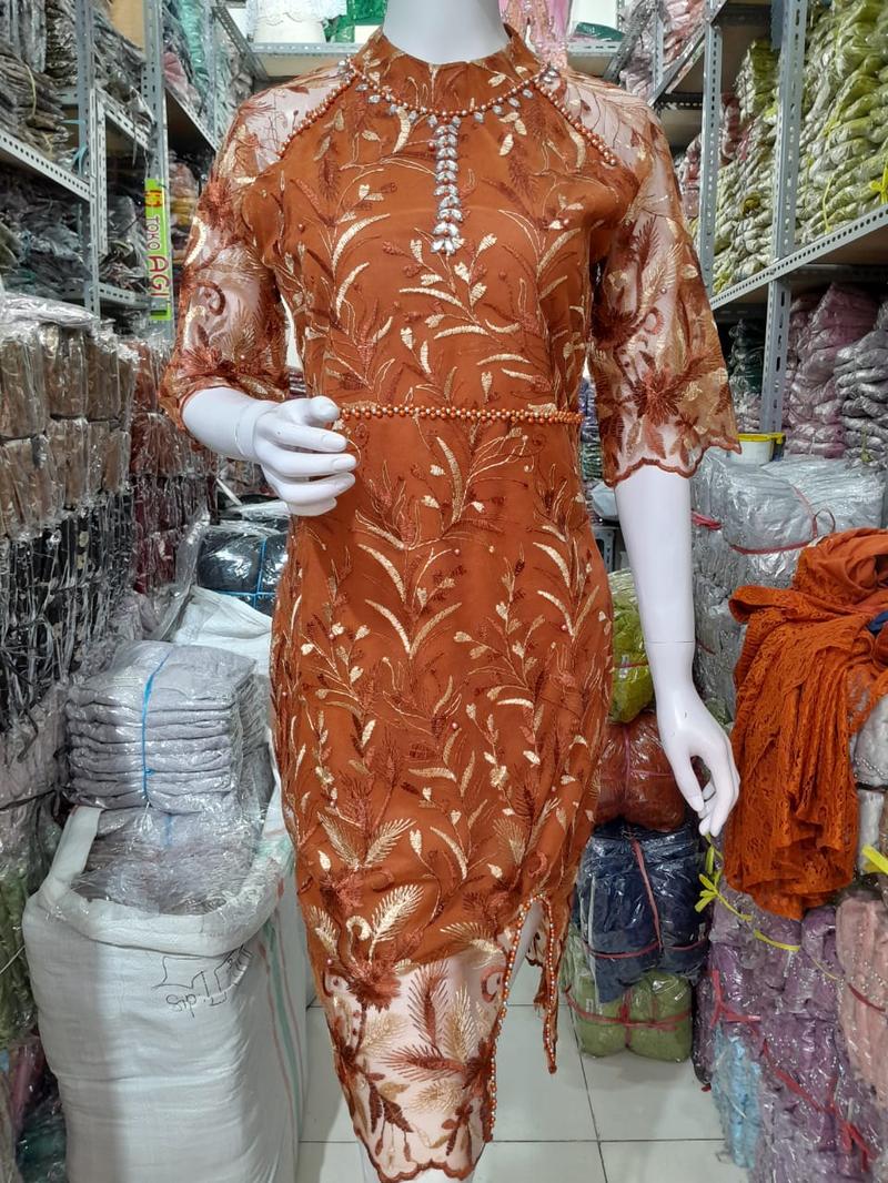 Product Introduction of Dress Terbaru Viory Payet Natal 2023 Dress Jumbo LD 120/Dress/Dress Kondangan/Dress Simpel Elegan/Dress Kondangan Elegan/Dress Wanita Gereja/HafisOlshop 3