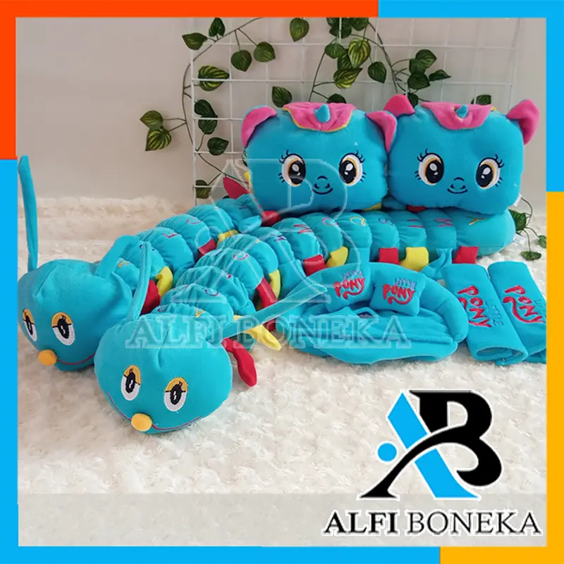 7in1 Set Interior Mobil Karakter Bantal Mobil dan 1 gantungan kaca Murah Berkualitas - Set bantal Mobil Karakter Car Hiasan