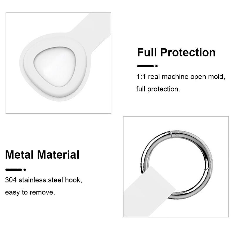 Product Introduction of Colorful Anti-Lost Protective Case Shockproof Washable Location Tracker Shell Portable Liquid Silicone Pet Dog Locator Cover for Huawei Tag 13