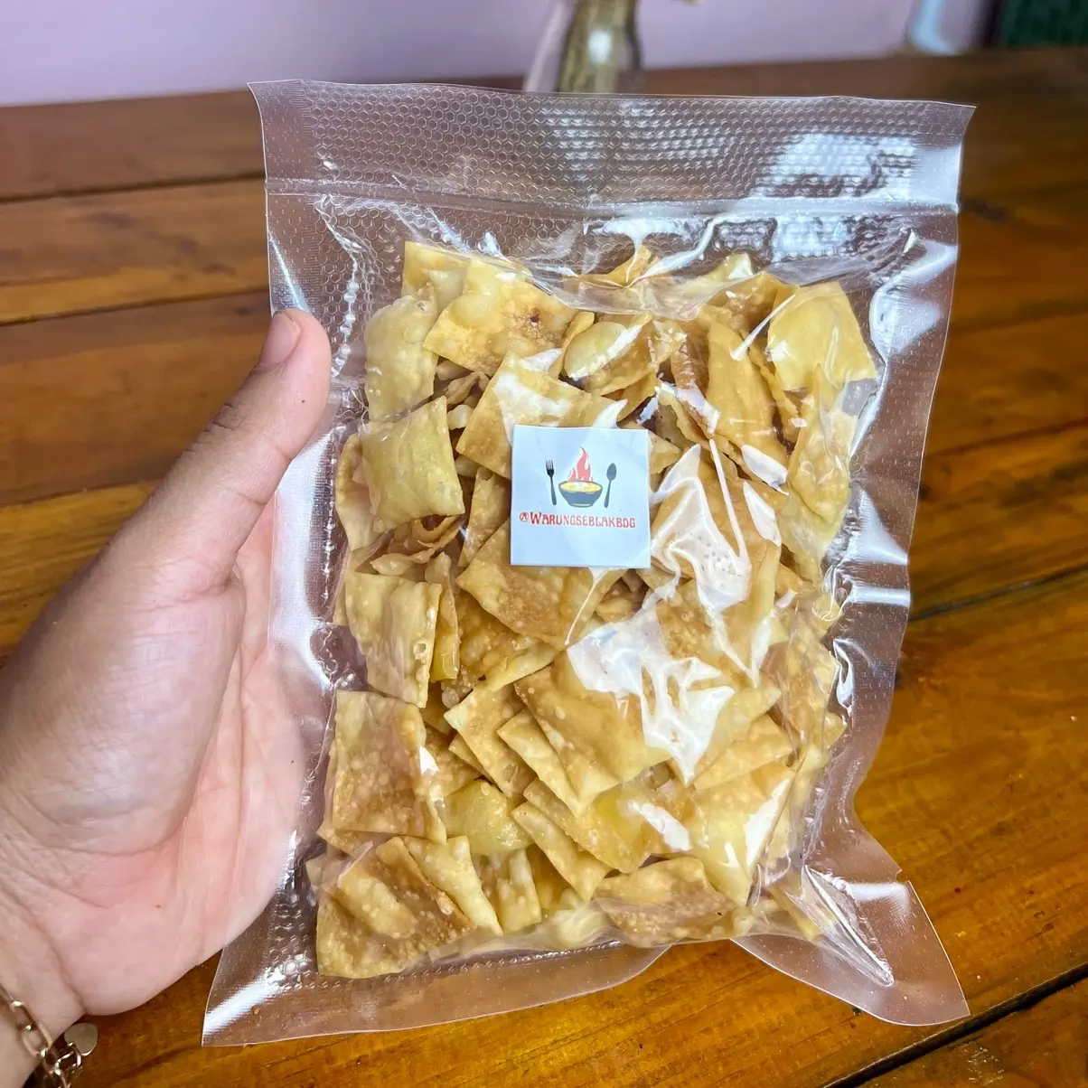 + toping pangsit goreng kriuk ori Makanan Food