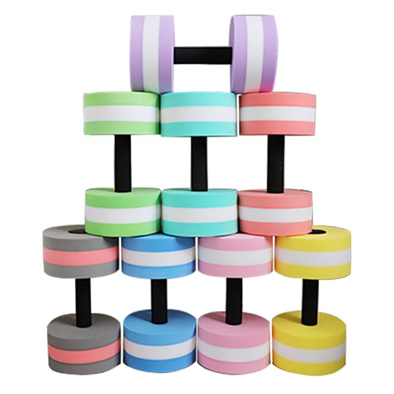 Product Introduction of [TTSS]Floating Swim Gym Dumbbell Water Weight Aerobics Fitness Pool Water Swimming Aqua Exercise Barbell EVA Foam Aquatics Dumbbell 15