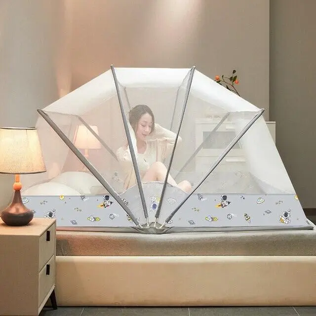 Foldable Bottomless Mosquito Net Free Installation Net Bed Home Dromitory Canopy Tent Curtains Mesh Frame Bed Student