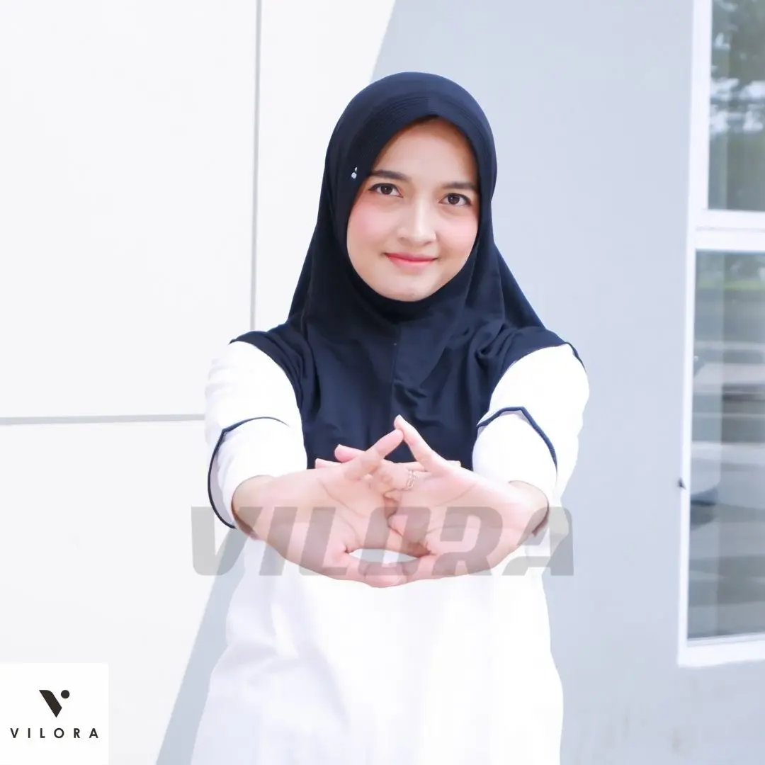 Kerudung Sport voli original Vilora