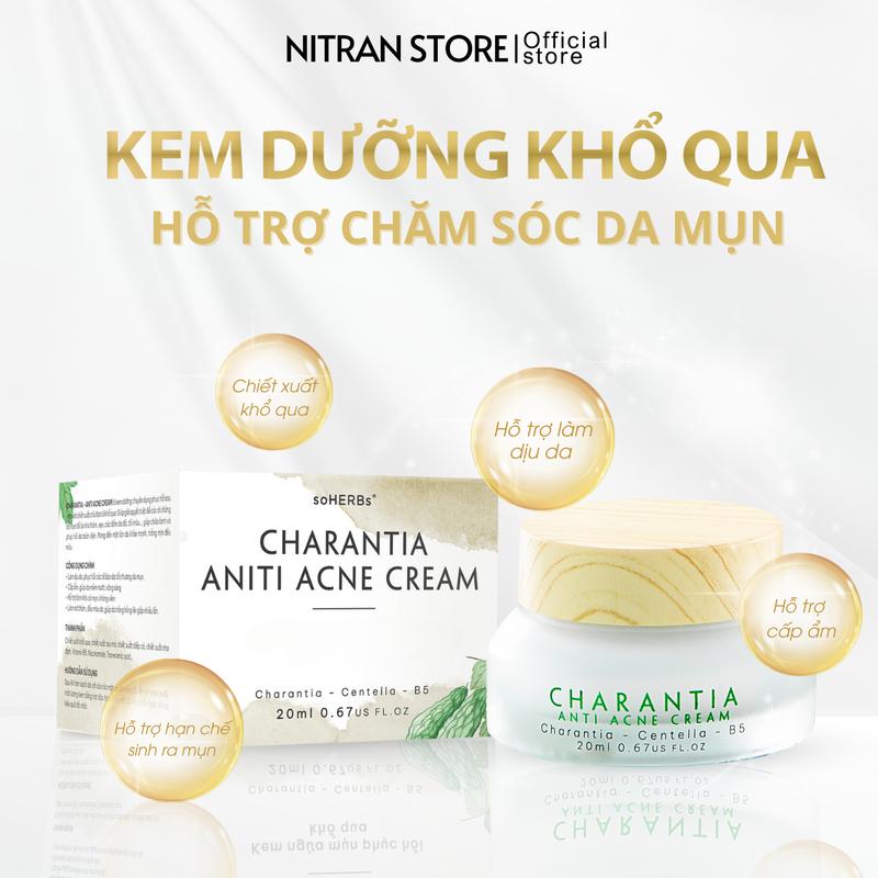 [FS] Kem Dưỡng Chiết Xuất Khổ Qua 20ml - Hỗ Trợ Giúp Giảm Mụn, Làm Đều Màu Da Phù Hợp Các Loại Da Skincare Làm Đẹp Da Nữ Women