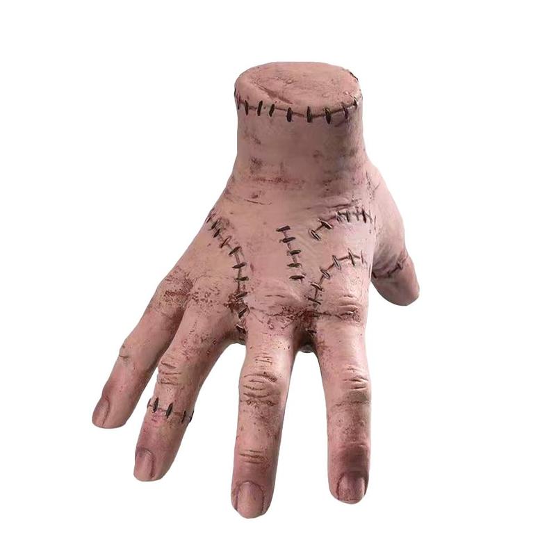 Product Introduction of Wednesday Addams Cosplay Model Hand Addams Family Halloween Toy Car Costume Office Prank Props V0U5 16
