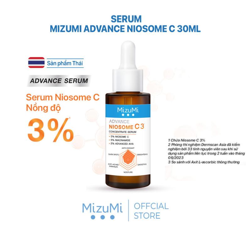 MizuMi Serum Hỗ Trợ Dưỡng Da Làm Mờ Thâm Nám Advance Niosome C Concentrate Serum 30ml