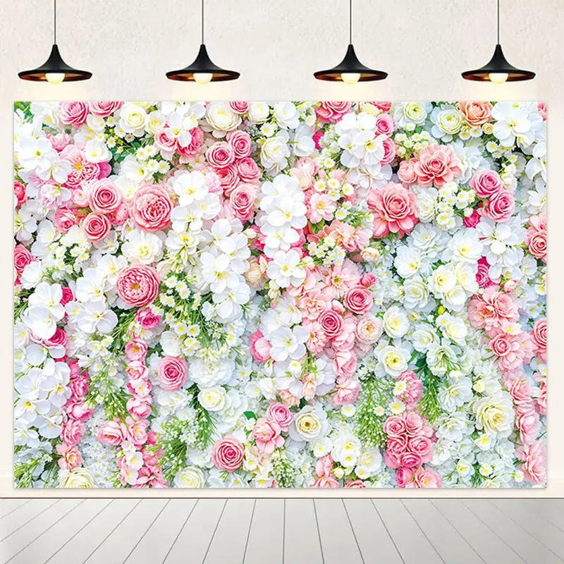 Rose Pattern Wall Tapestry, Floral Pattern Wall Hanging, Wall Art Decor for Home Living Room Bedroom, Home Decor, Room Decor, Flower 6