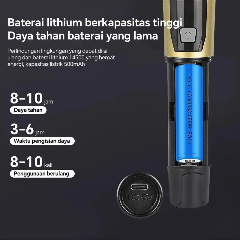 U Smart home Mikrofon nirkabel universal satu derek dua speaker luar ruangan mikrofon kartu suara bernyanyi langsung 8