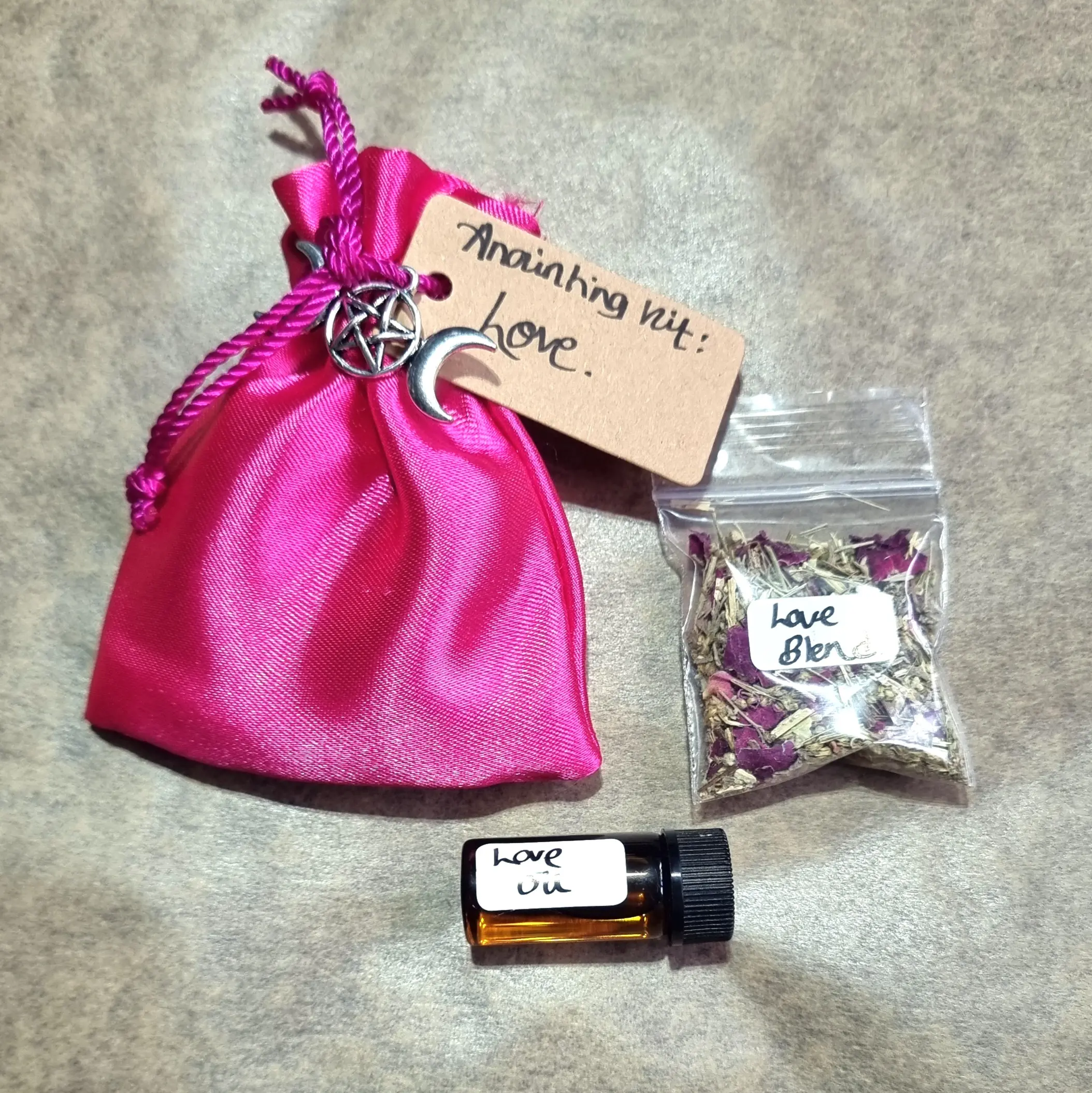 Spell Kits - Herb Blend & Oil included- Various Options to Match your Intention. home fragrances room fragrance