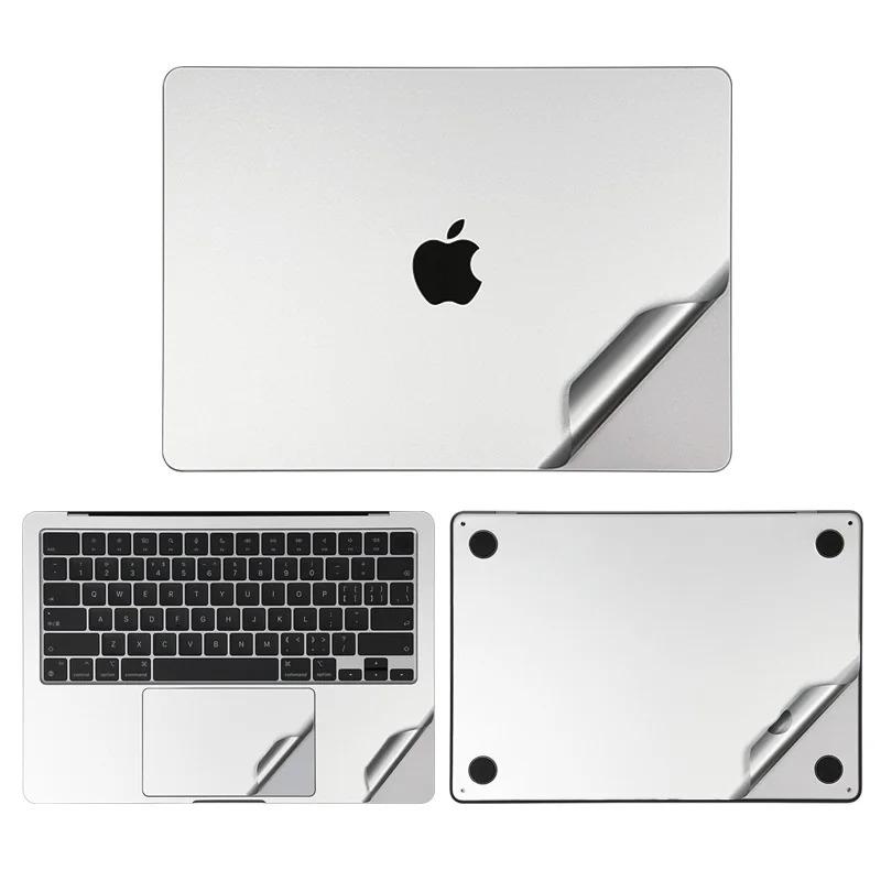 Miếng dán toàn thân PVC cho Macbook Air 13 năm 2020 (mẫu M1), số seri: A2337, A2179, A1932; vỏ bảo vệ cho mặt trên/dưới và touchpad, khu vực nghỉ lòng bàn tay.