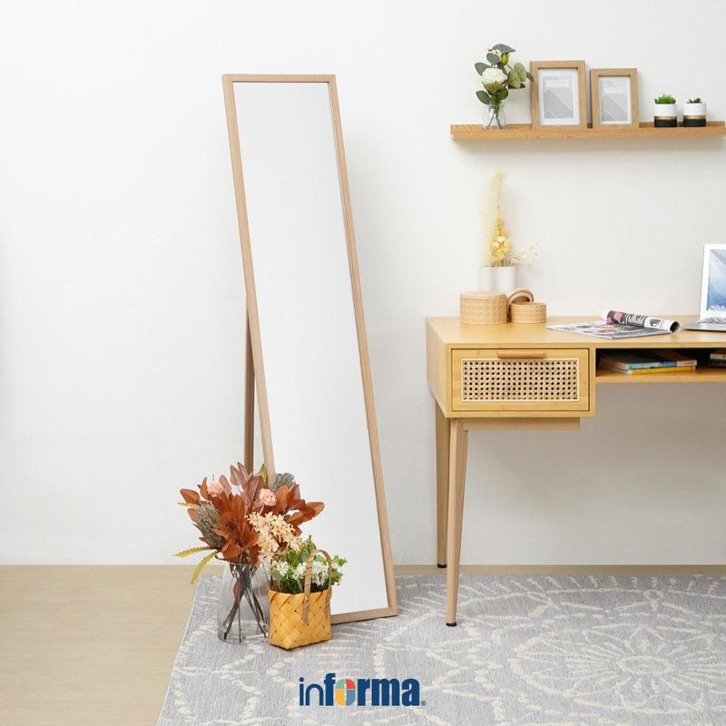 Shopa Informa INFORMA 33X150 CM CERMIN LANTAI WH69 - COKELAT NATURAL - Shop | Tokopedia