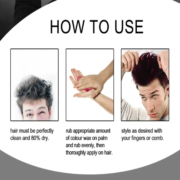 Sevich Original Wax Pomade Clay Waterbased Hair Styling Gel Pomade Cat Pewarna Rambut Dye 9 Varian Warna 4
