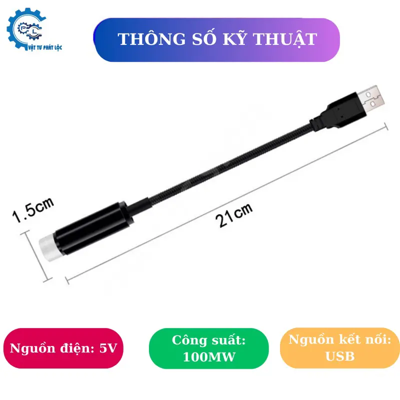 Đèn led bầu trời sao chiếu trần nhà trần xe ô tô cắm cổng USB trang trí phòng ngủ 7