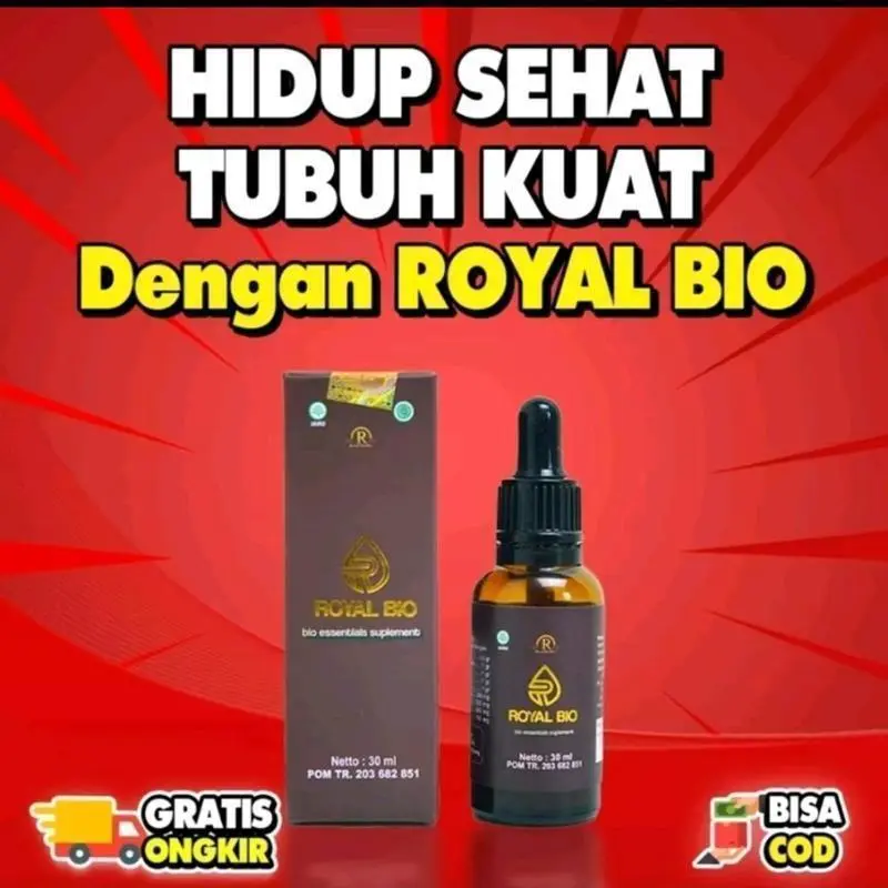 ROYAL BIO original tetes herbal untuk kesehatan jantung asli bpom 0