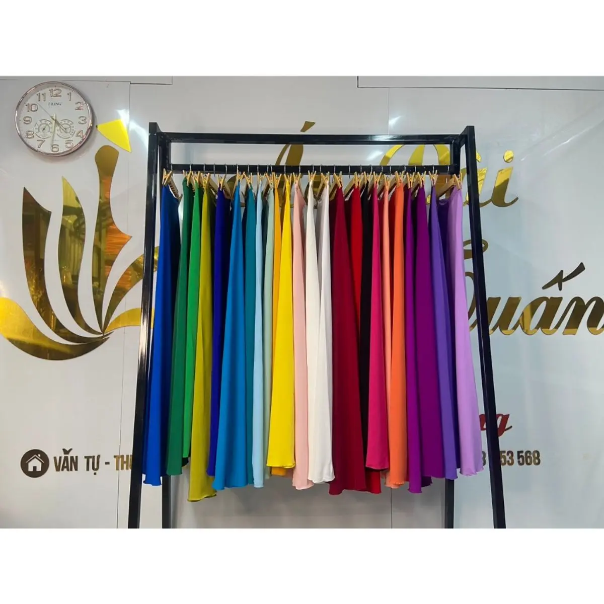 Quần Giả Váy  Chất Liệu Lụa Mỹ Mềm Mịn Chống Nhăn