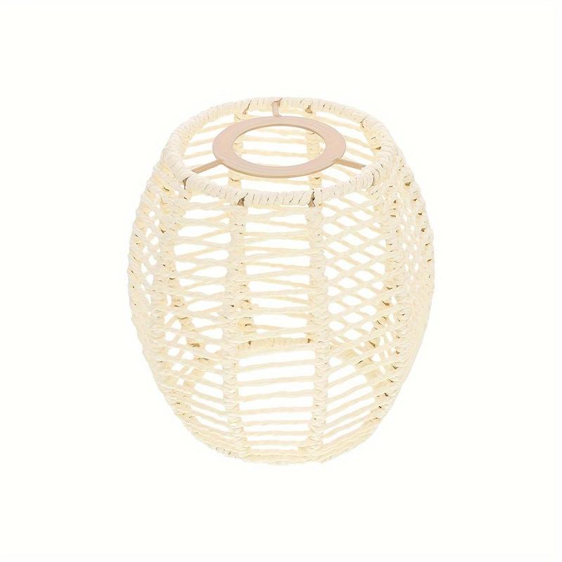 Product Introduction of Rattan Light Shade, E26 Lampshade for Chandeliers, Desk Lamps, Wall Lamps, Vintage Small Light Bulb Cover, Decorative Light Bulb Cover for Home Decor 13