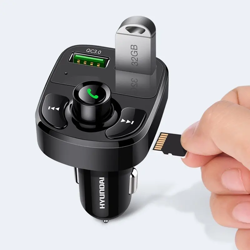 Tẩu Sạc Bluetooth Trên Ô Tô, Tẩu Nghe Nhạc Ô Tô Kiêm Sạc Nhanh Đa Năng
