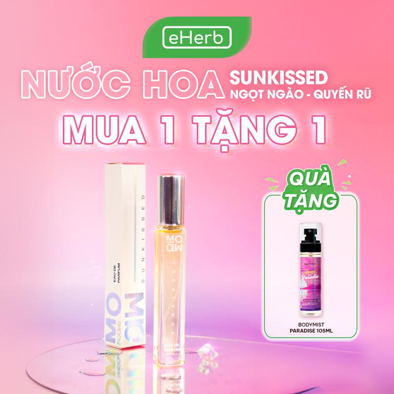 [MUA 1 TẶNG 1] Nước Hoa Nữ Quyến Rũ SunKissed MOAW MOAW - Nước Hoa Dành Cho Nũ Lưu Hương Lâu EHERB - Tinh Dầu Nước Hoa Đi Học - Nước Hoa Việt Nam - Hair Mist Xịt Tóc Nữ Chính Hãng - Perfume Cosmetic Women Fragrance Mỹ Phẩm