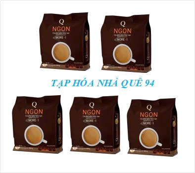 Combo 5 bịch cà phê trần quang Ngon - mỗi bịch có 24 ống nhỏ 20gram cà phê sua coffee cafe